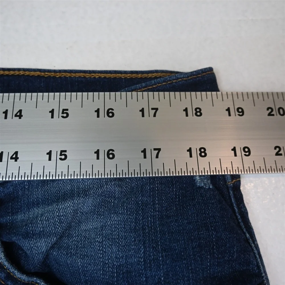 Hudson 38x34 Dark Stretch Denim Blake Slim Straight Mens Jeans